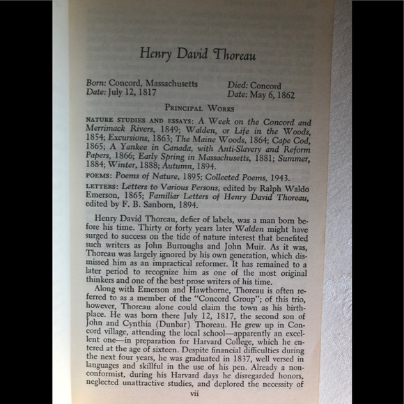 1960’s Vintage Henry David Thoreau Walden & To Kill a Mockingbird Books - Picture 6 of 14